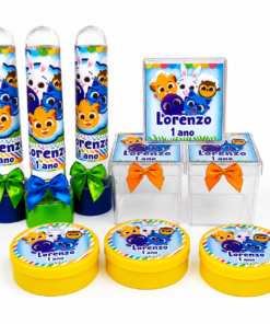 Alternative view of Kit Festa Infantil Bolofofos Menino #0174