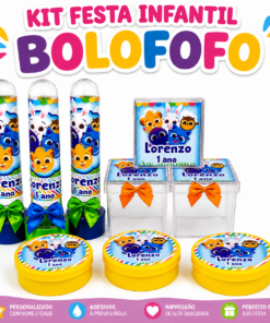 Kit Festa Infantil Bolofofos Menino #0174