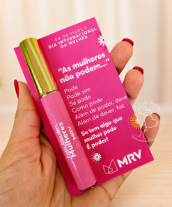 Lip Gloss Labial Personalizado Dia das Mulheres #0708