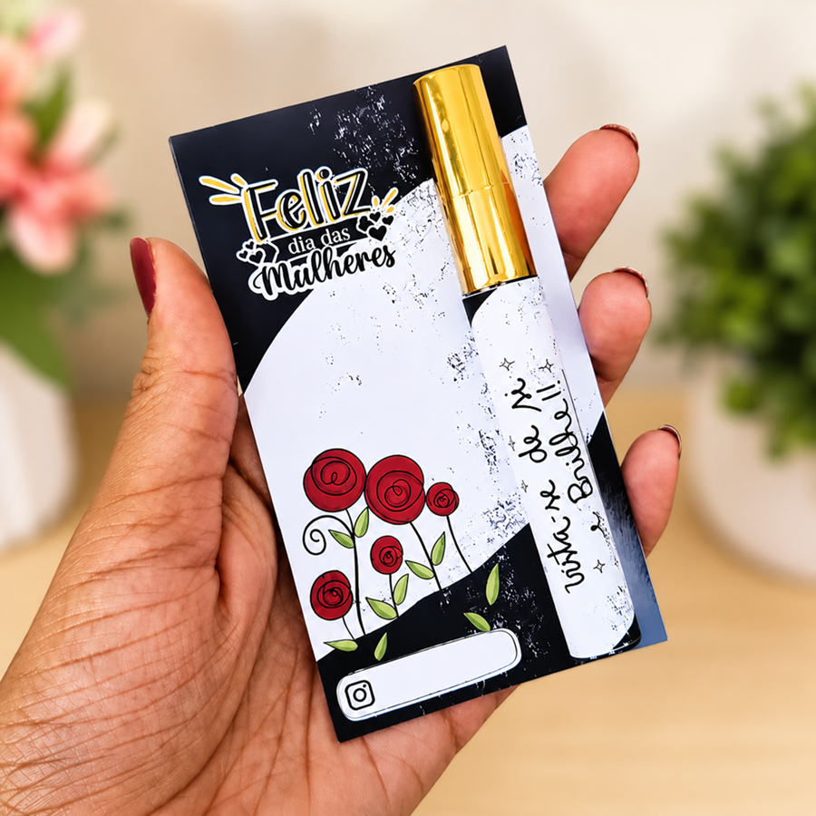 Lip Gloss Labial Personalizado Dia das Mulheres #0553