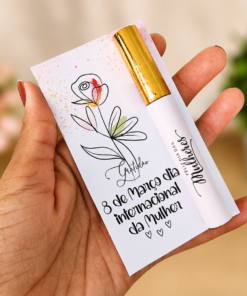 Lip Gloss Labial Personalizado Dia das Mulheres #0454