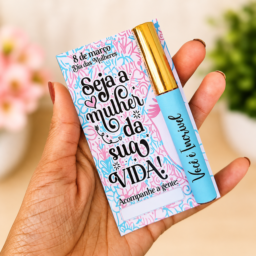 Lip Gloss Labial Personalizado Dia das Mulheres #0558