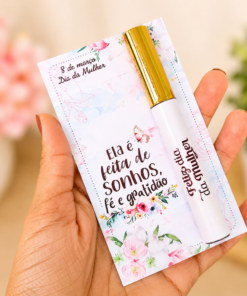 Lip Gloss Labial Personalizado Dia das Mulheres #0284