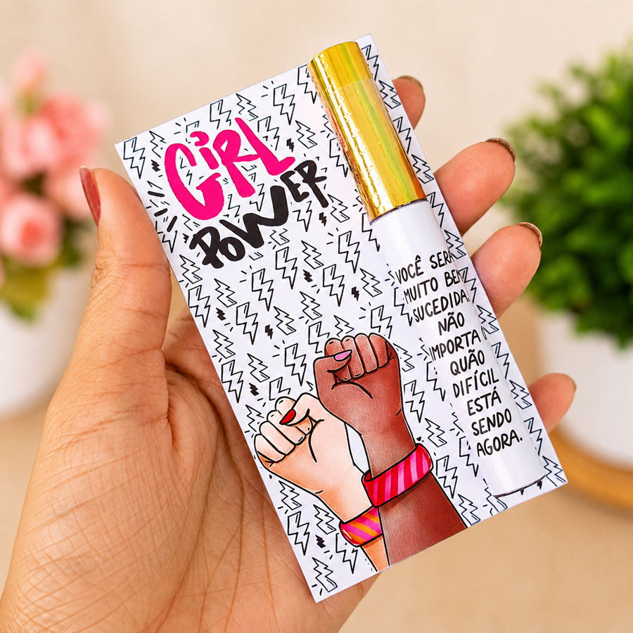 Lip Gloss Labial Personalizado Dia das Mulheres #0474