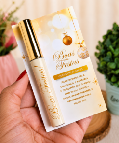 Lip Gloss Labial Personalizado Boas Festas #0494