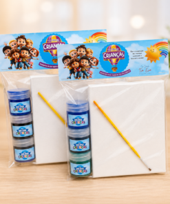 Kit Pintura em Tela - Dia das crianças #1285