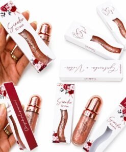 Lip gloss +Caixinha personalizada para lip gloss (modelo kiko) #1303