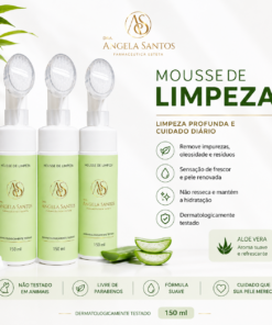 Mousse de Limpeza Facial Personalizada 150ml Brinde Empresa #1336