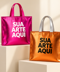 Sacola TNT Metalizado PERSONALIZADA #1362 - Imagem 3