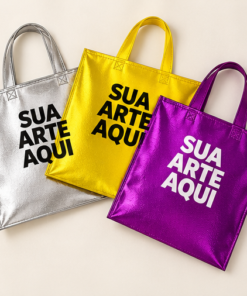 Sacola TNT Metalizado PERSONALIZADA #1362 - Imagem 5